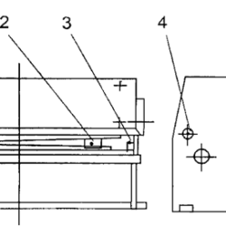 Hydraulic shearing machine